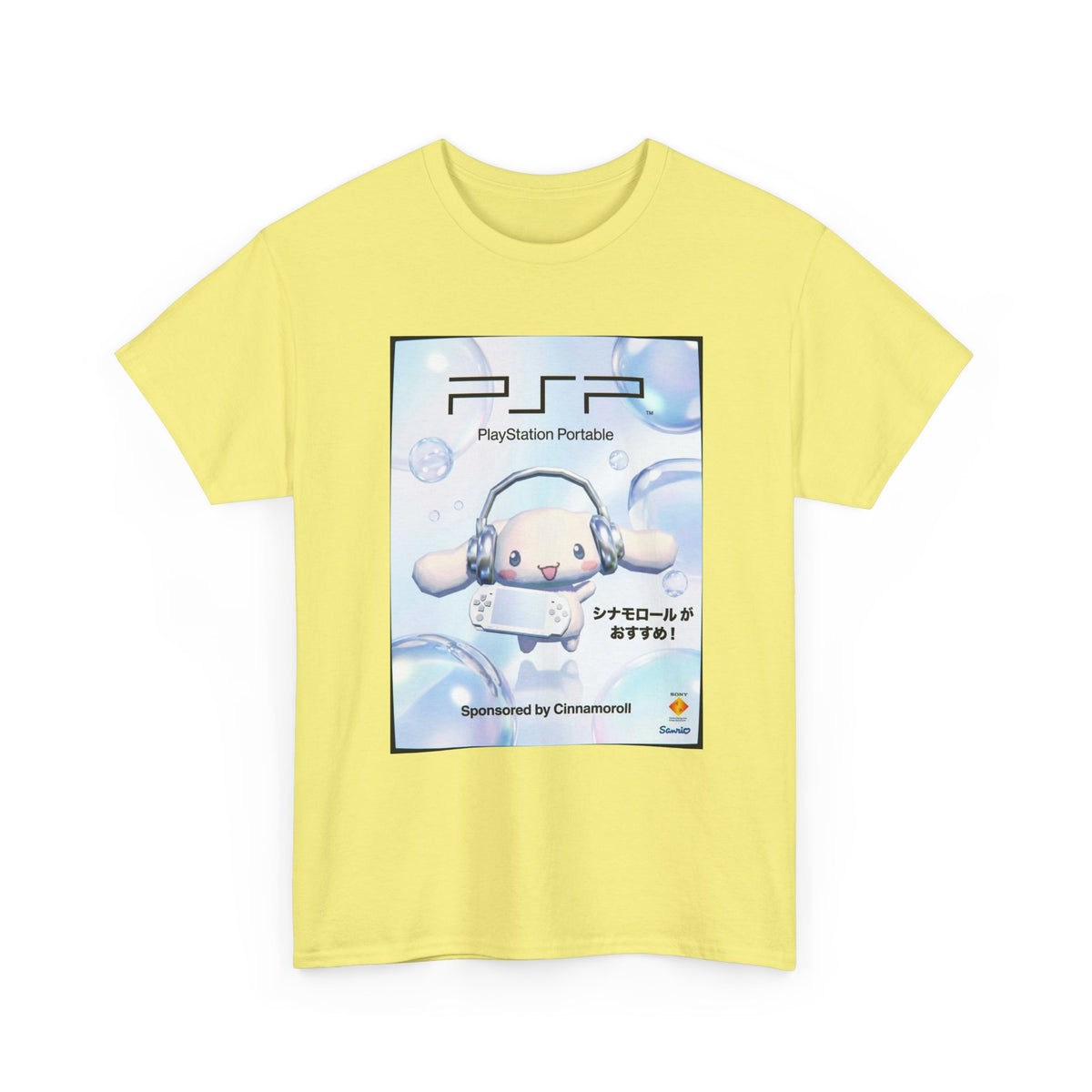 Cinnamoroll Gaming With A PlayStation Portable
