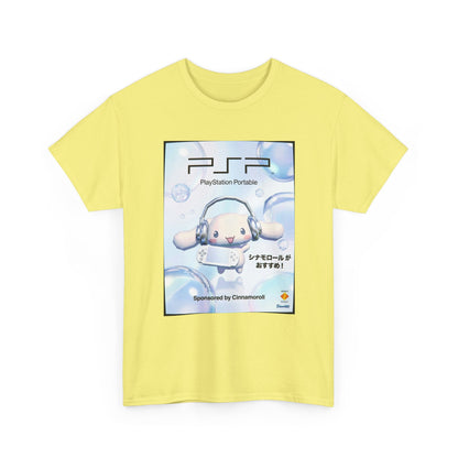 Cinnamoroll Gaming With A PlayStation Portable