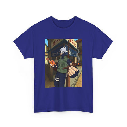 Kakashi Relaxing With Blunt And Book Tee
