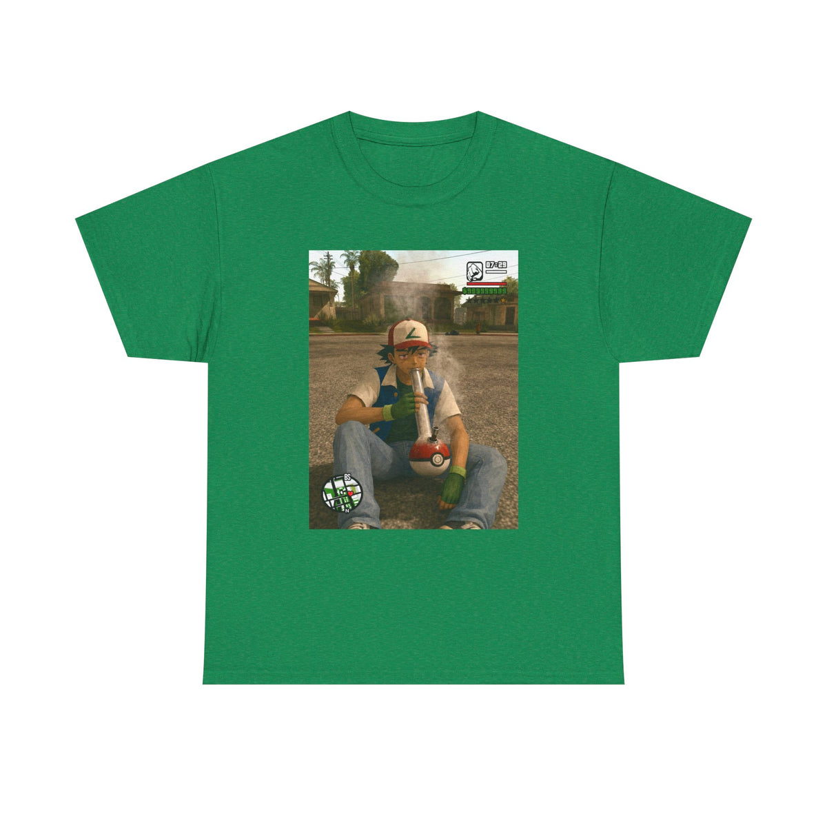 Ash Ketchum Bong Hit Tee