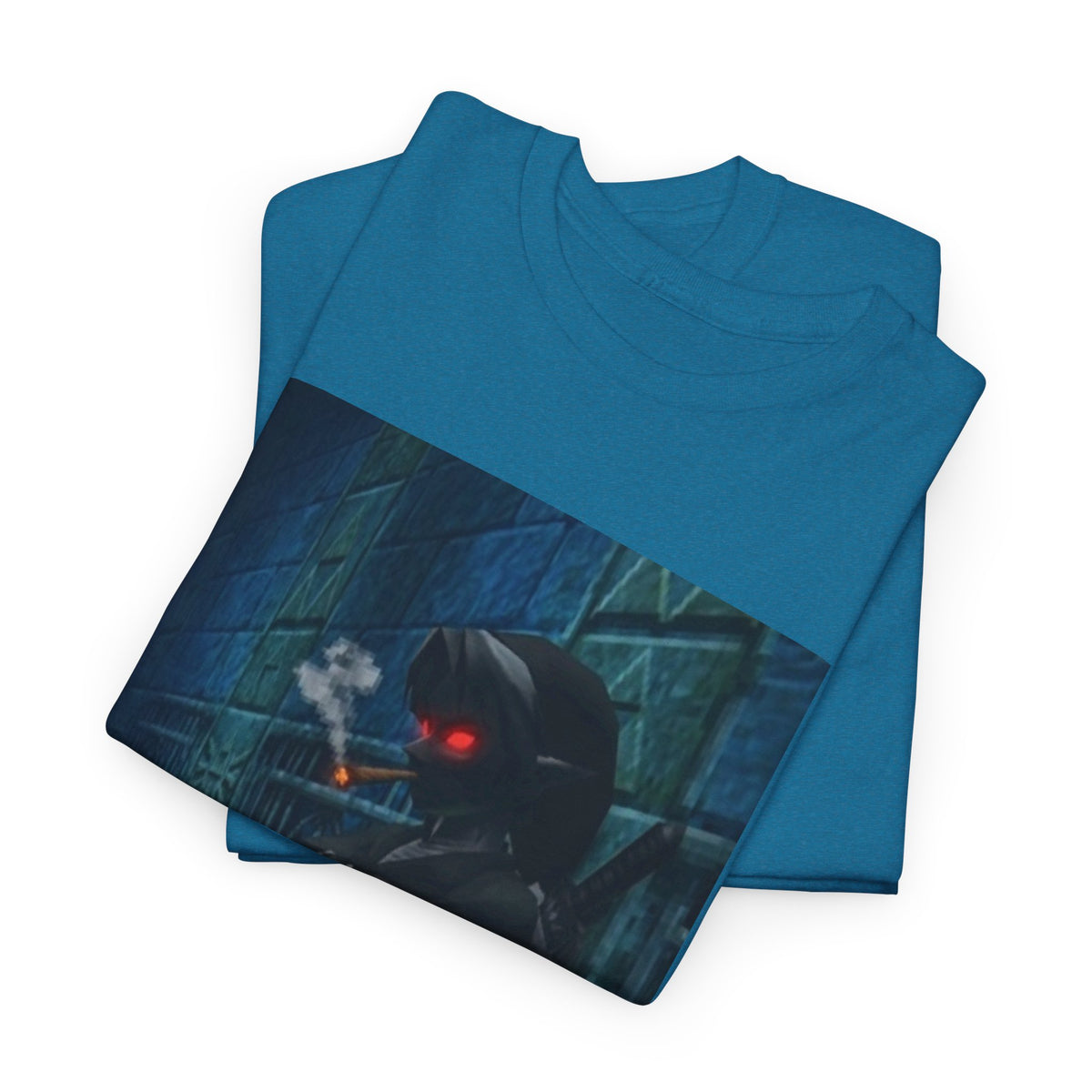 Dark Elf Smoking Blunt In Dungeon Tee