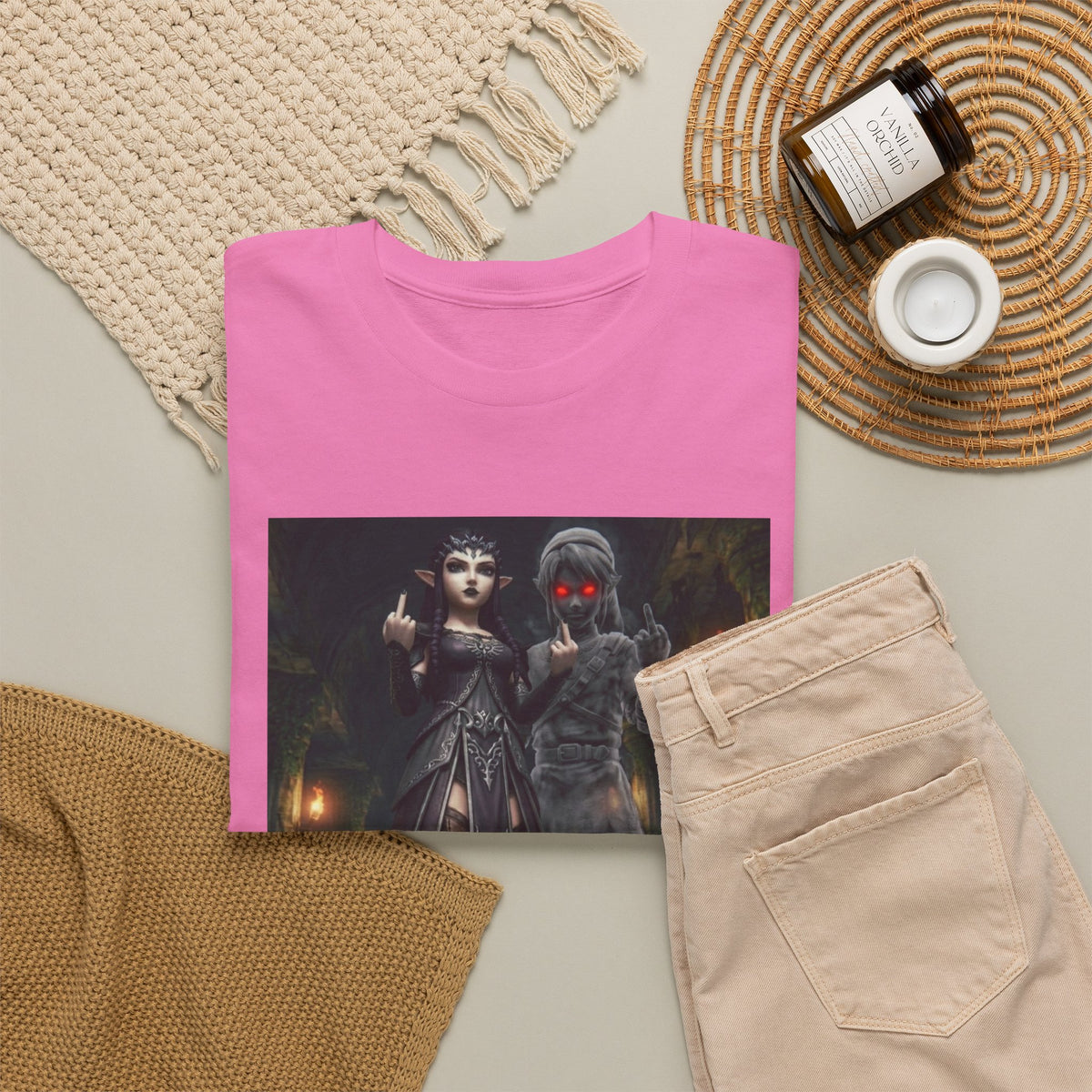 Dark Zelda And Dark Link Flipping You Off