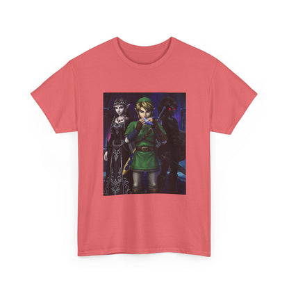 Link Playing Ocarina With Dark Companions Tee