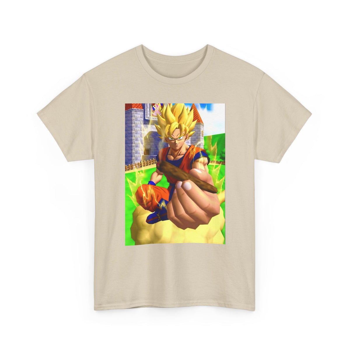 Super Saiyan Goku Offering A Blunt Tee
