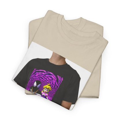 Symbiote And Princess On Purple Swirls