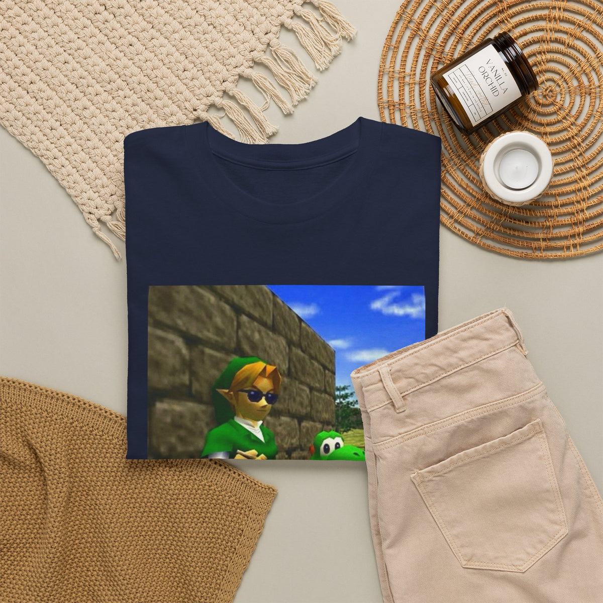 Link and Yoshi Chillin' With Blunts