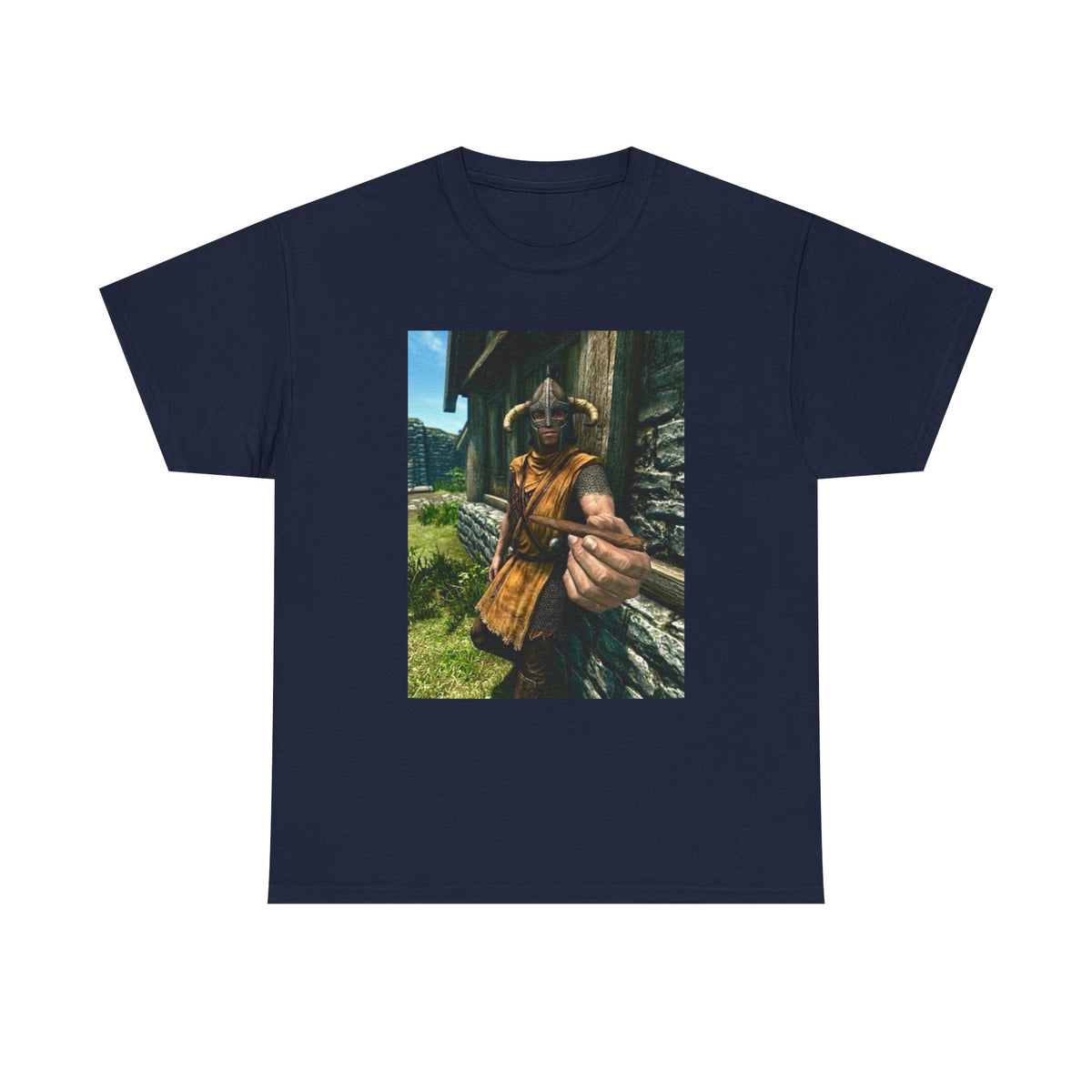 Horned Warrior Offering A Blunt Tee