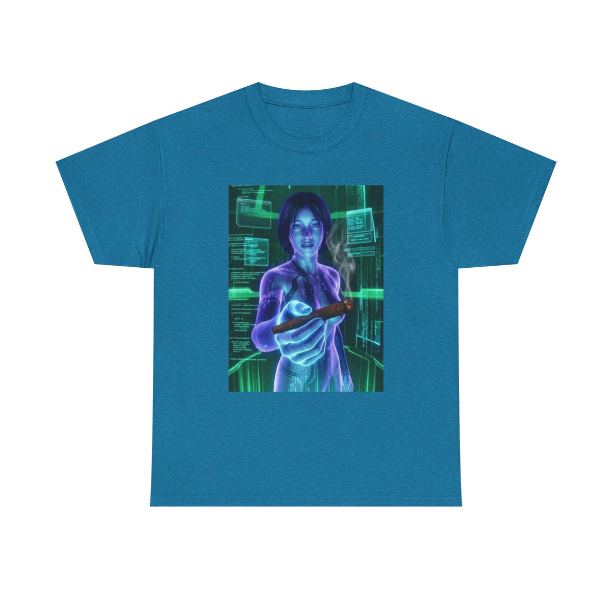 Hologram Goddess Offering You A Blunt