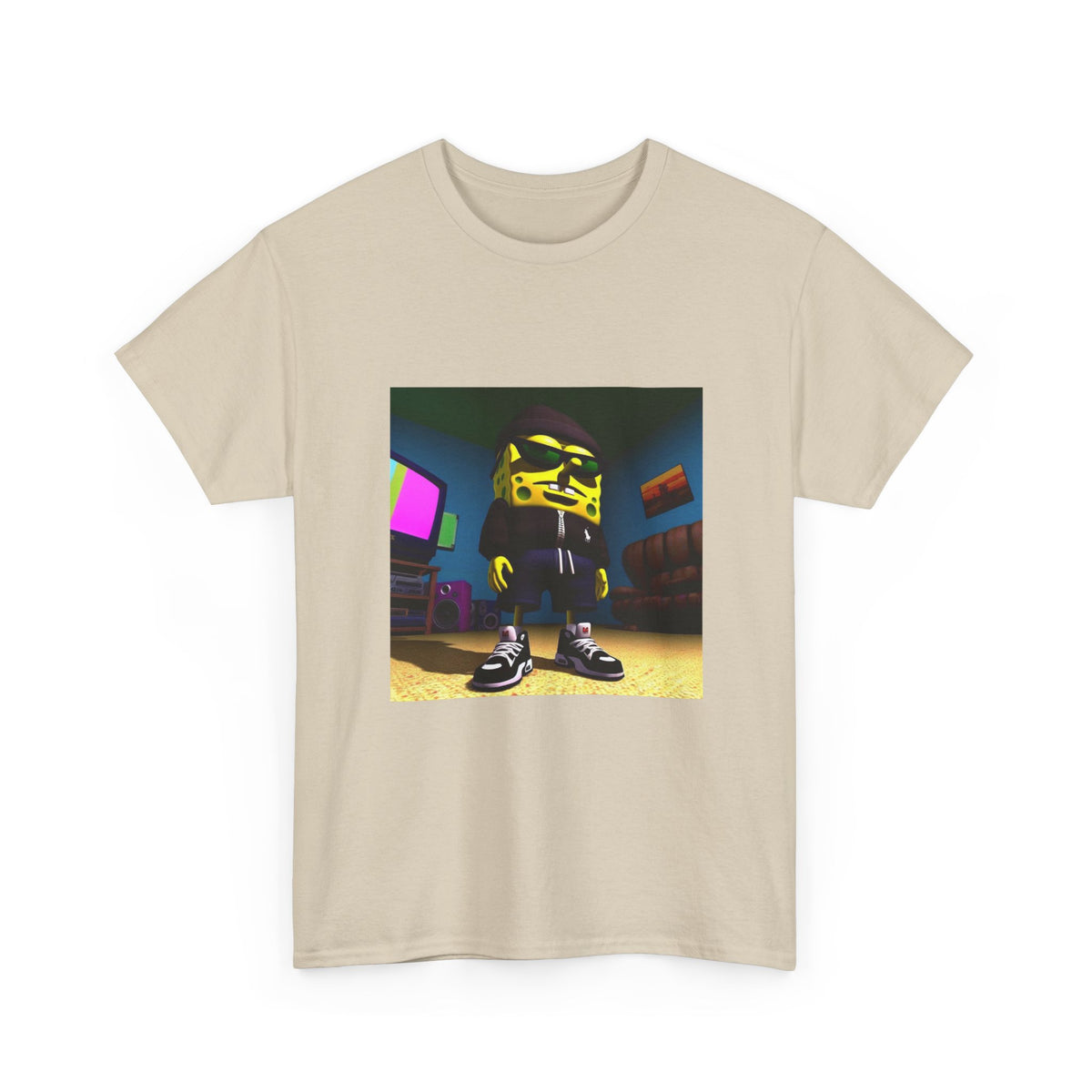 Blinged-Out Sponge Dude Chilling Tee