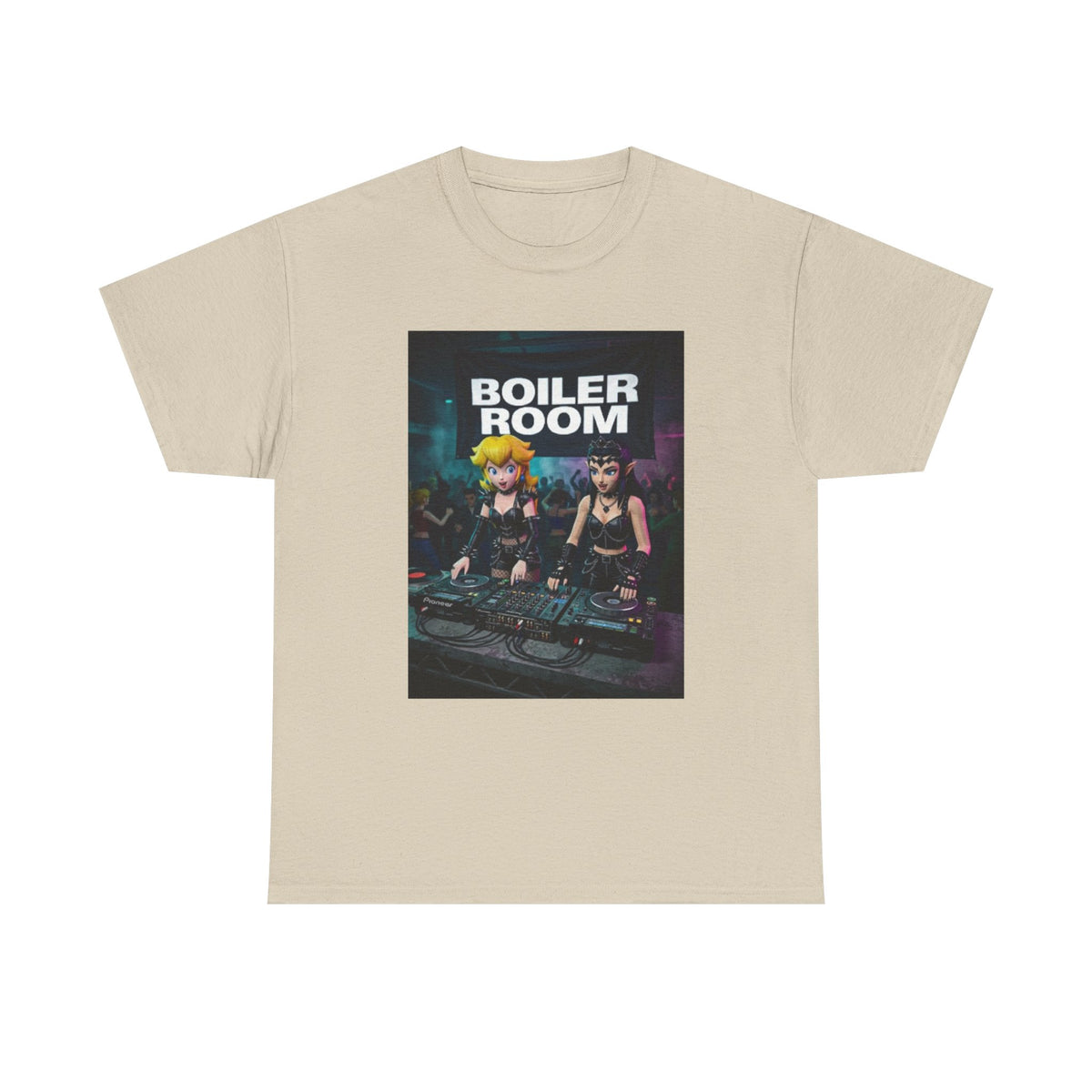 Princess Peach and Dark Peach DJing Tee