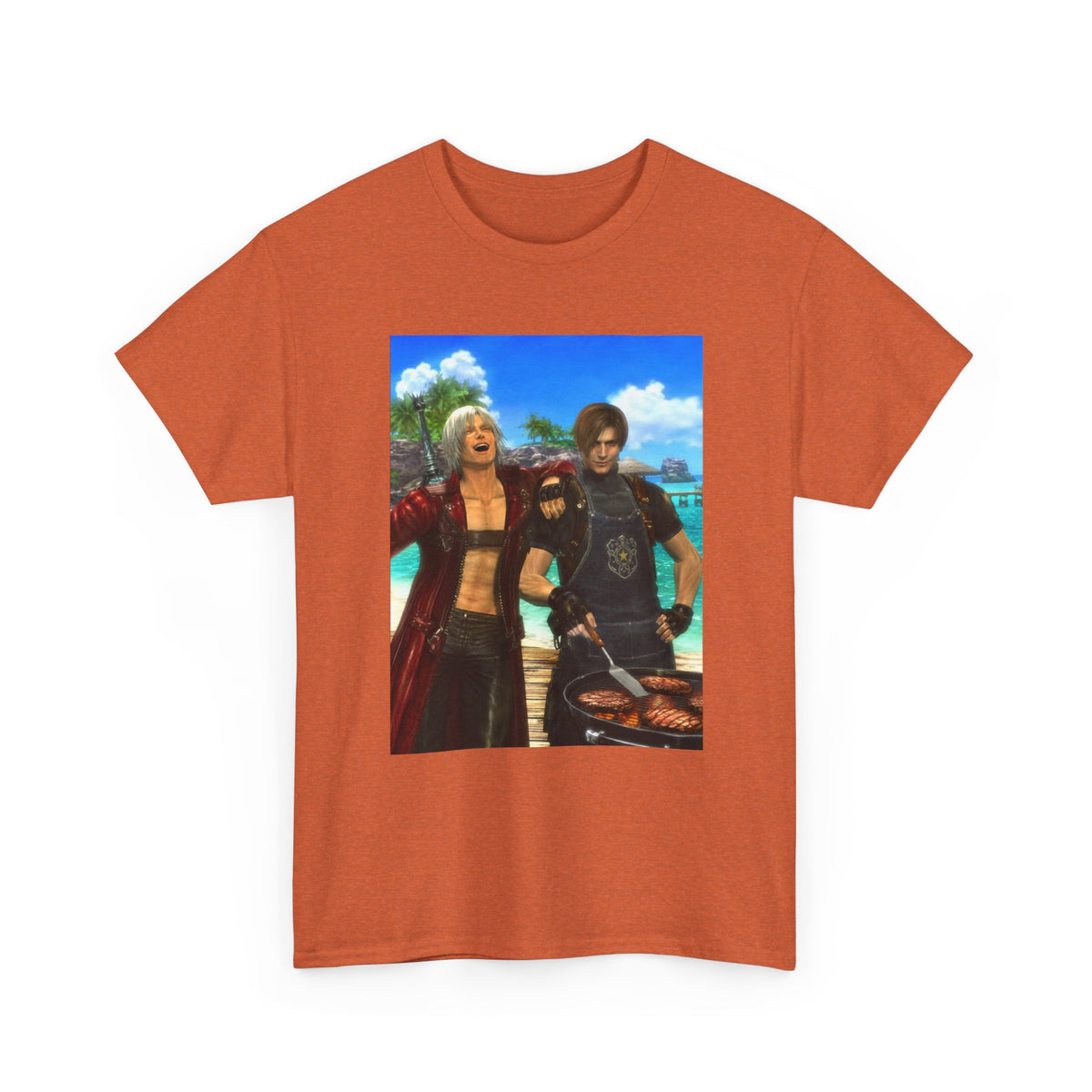 Dante and Leon Grilling Island Burgers Tee