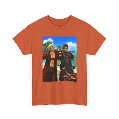 Dante and Leon Grilling Island Burgers Tee