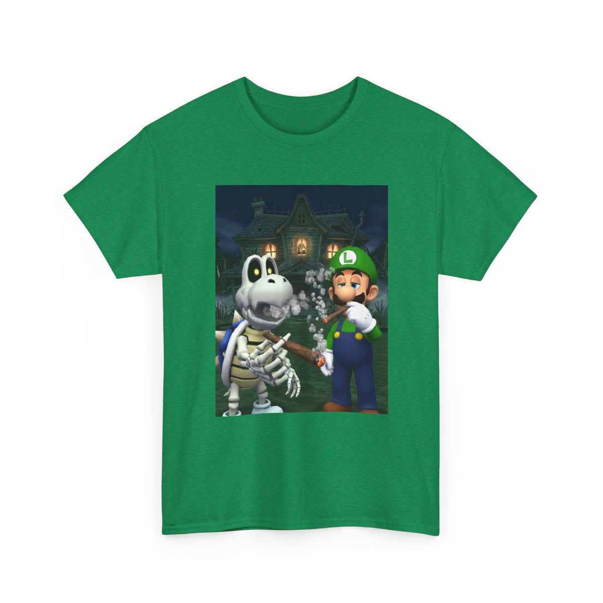 Luigi And Dry Bones Smoking Blunts