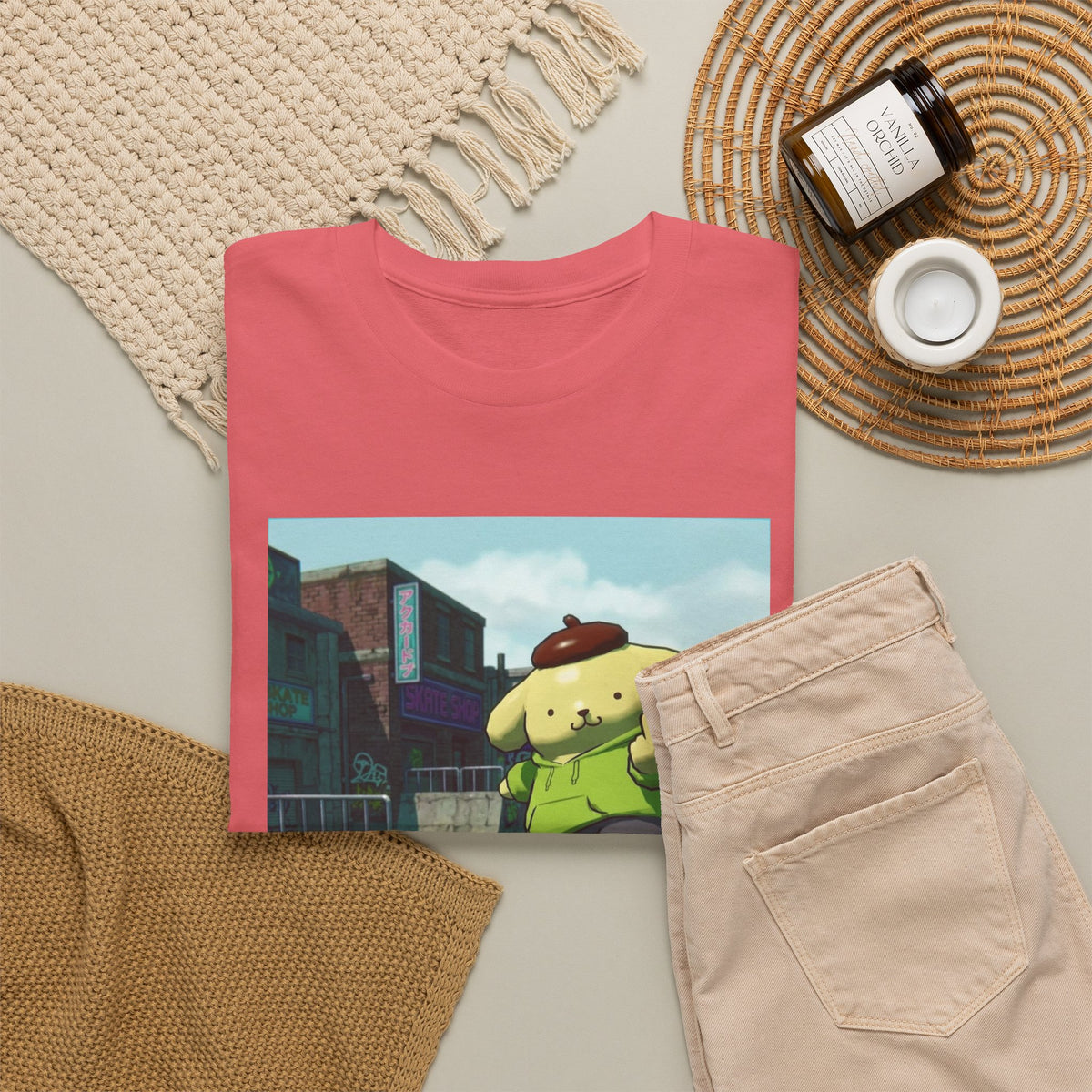 Pompompurin Skating And Flipping The Bird