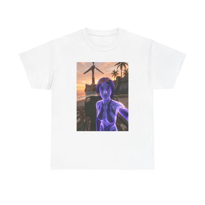 Cortana's Beach Sunset Selfie Tee