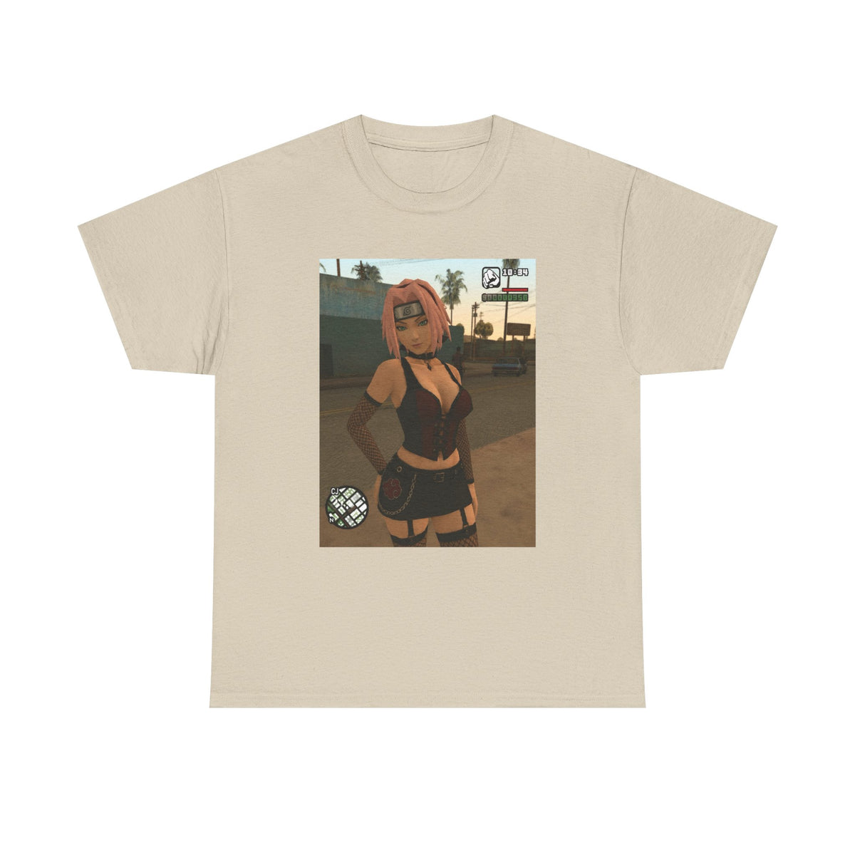 Sakura Haruno In GTA Style Tee