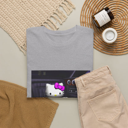 Kitty Pouring Purple Drank In Car Tee
