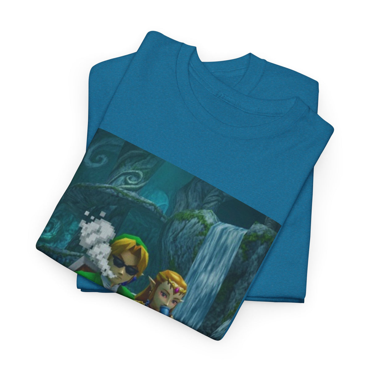 Link And Zelda Chilling In Hyrule