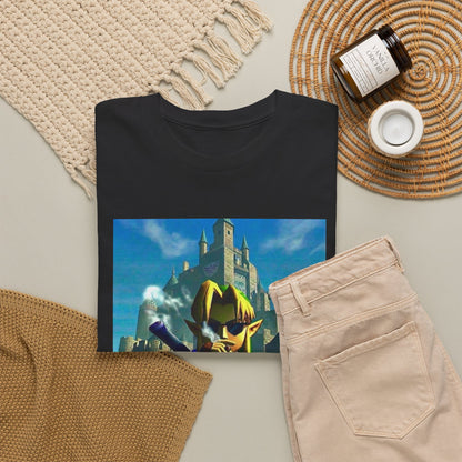 Link Smoking Deku Stick In Hyrule