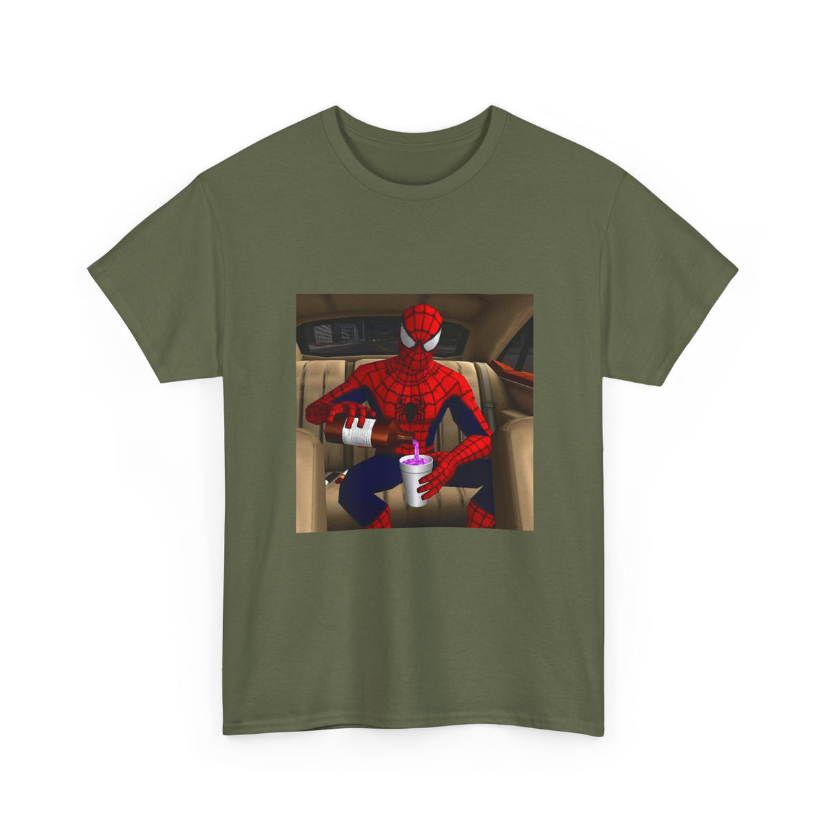 Spider-Hero Sipping Purple Drank Tee