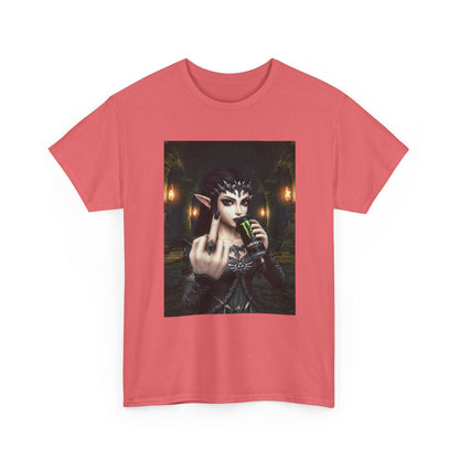 Edgy Elf Queen Flips You Off Tee
