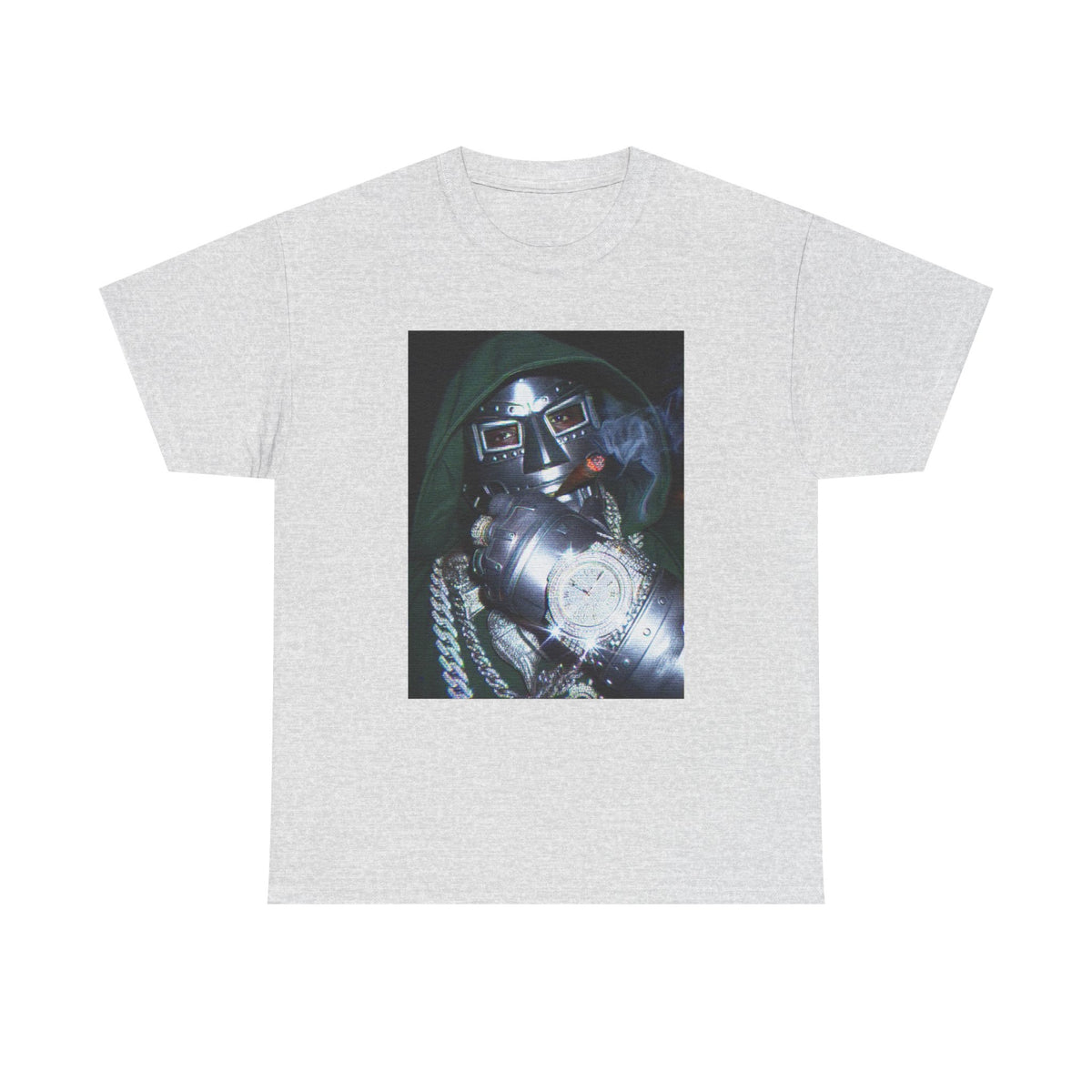 Villainous Rapper Smoking Diamond Bling Tee