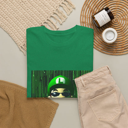 Matrix Luigi Smoking In The Glitch