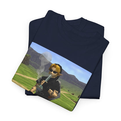 Edgy Dark Link Bong Hit Tee