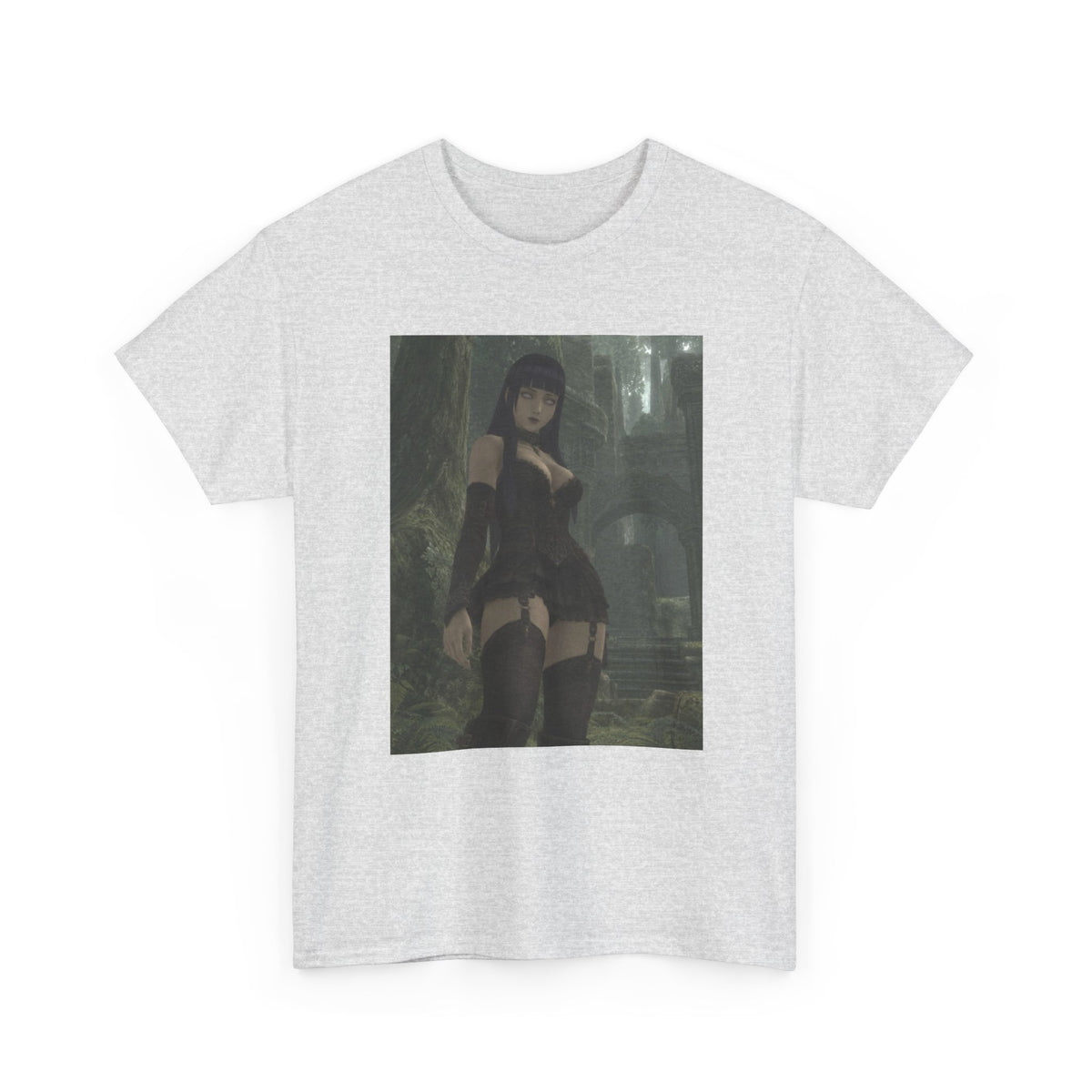 Gothic Byakugan Maiden In Ancient Ruins Tee