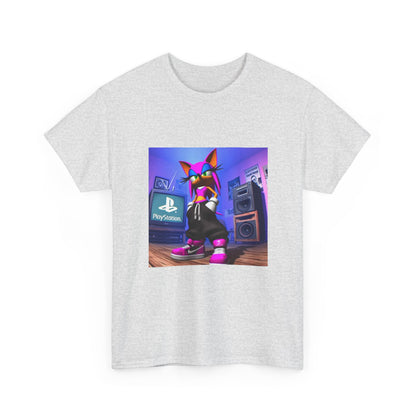 Pink Sonic-Style Character In Y2K Drip