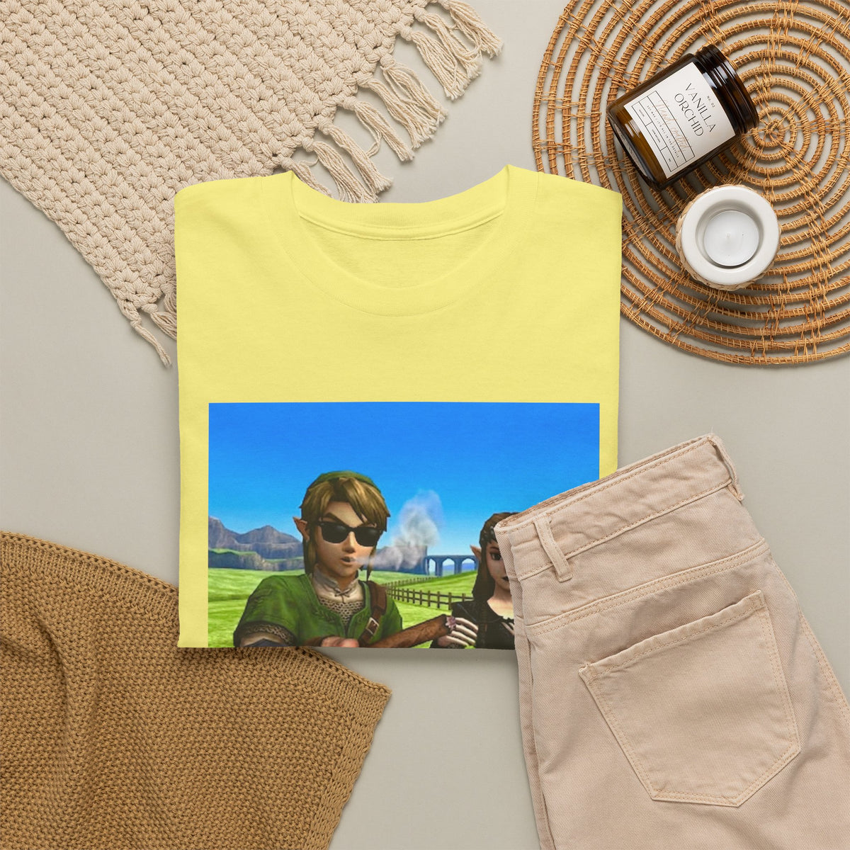 Link And Zelda Passing A Blunt Tee