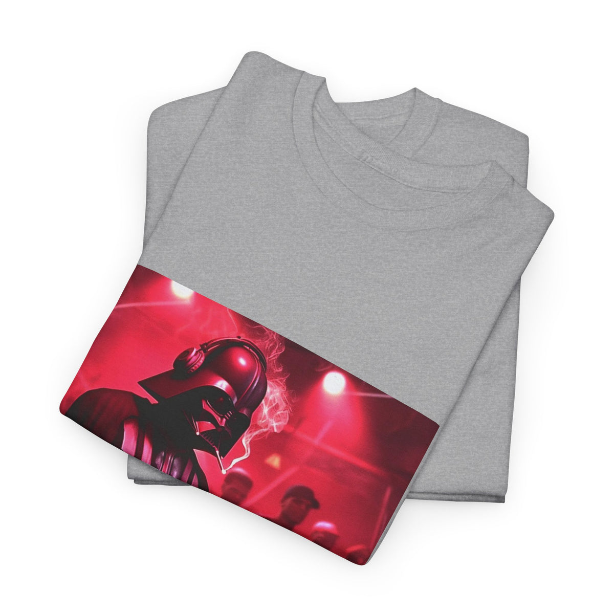 Darth Vader DJ Mixing And Smoking Tee