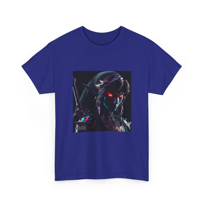 Chrome Dark Elf With Glowing Eyes Tee