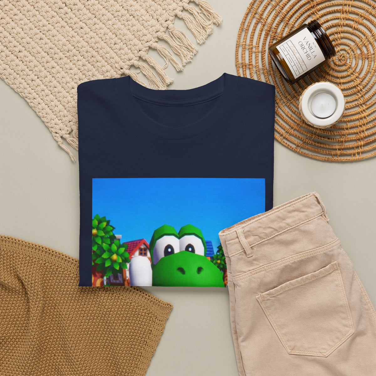 Yoshi Giving The Finger Tee (Design 6)