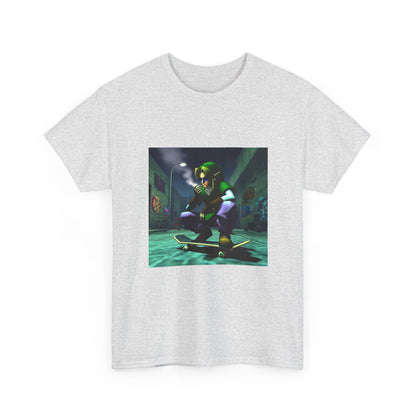 Skater Link Smoking In Dark Alley Tee