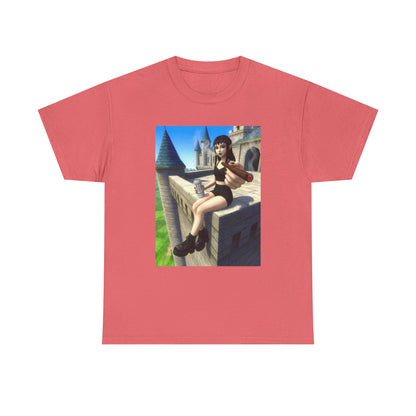 Elf Babe Chilling With Cigar And Drink Tee