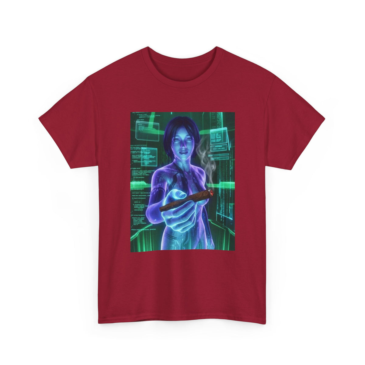 Hologram Goddess Offering You A Blunt