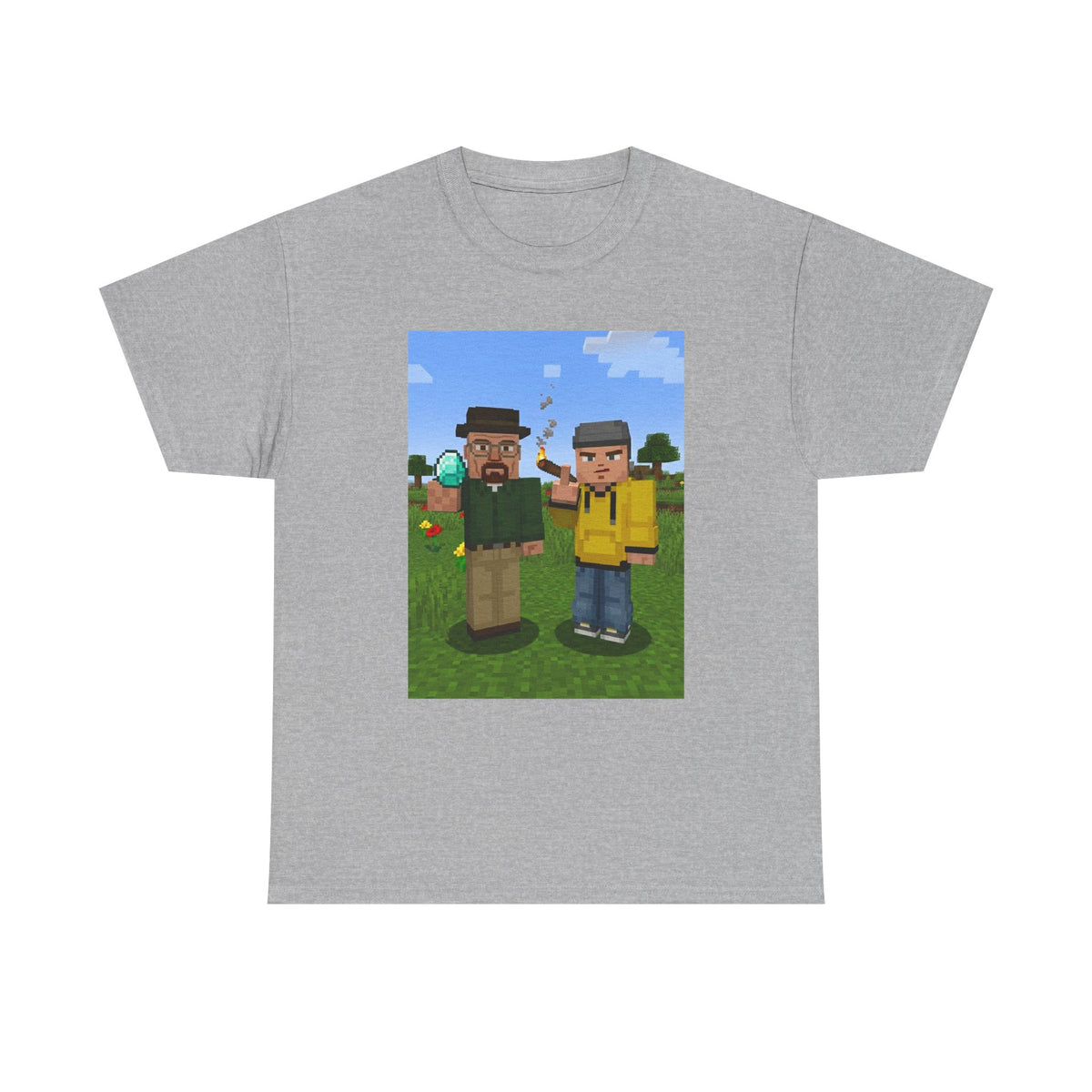 Blocky Chemist And Apprentice Smoking