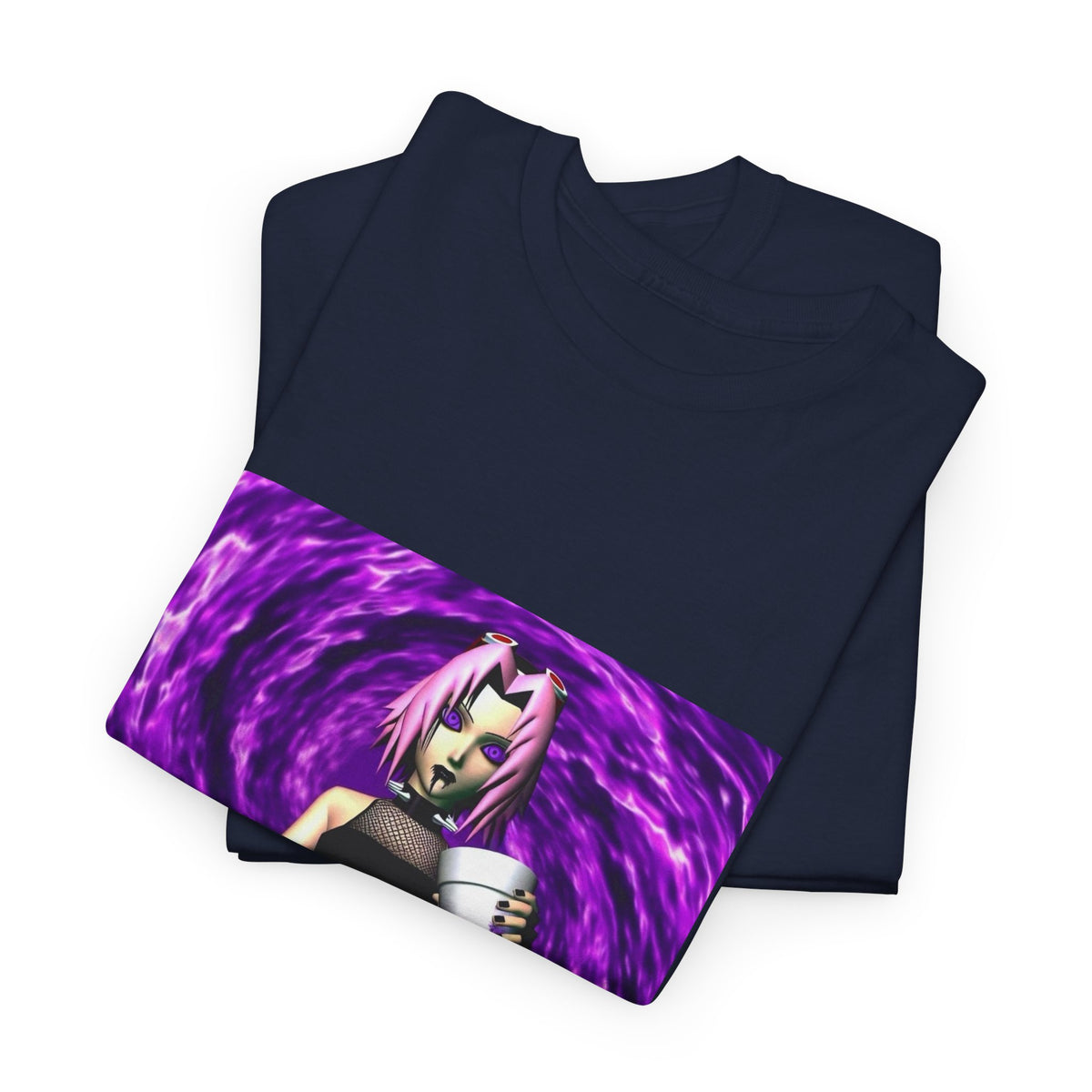 Goth Sakura With Purple Drank Tee