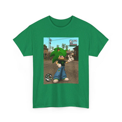 Stoned Green Hedgehog Blazing In Grove Street