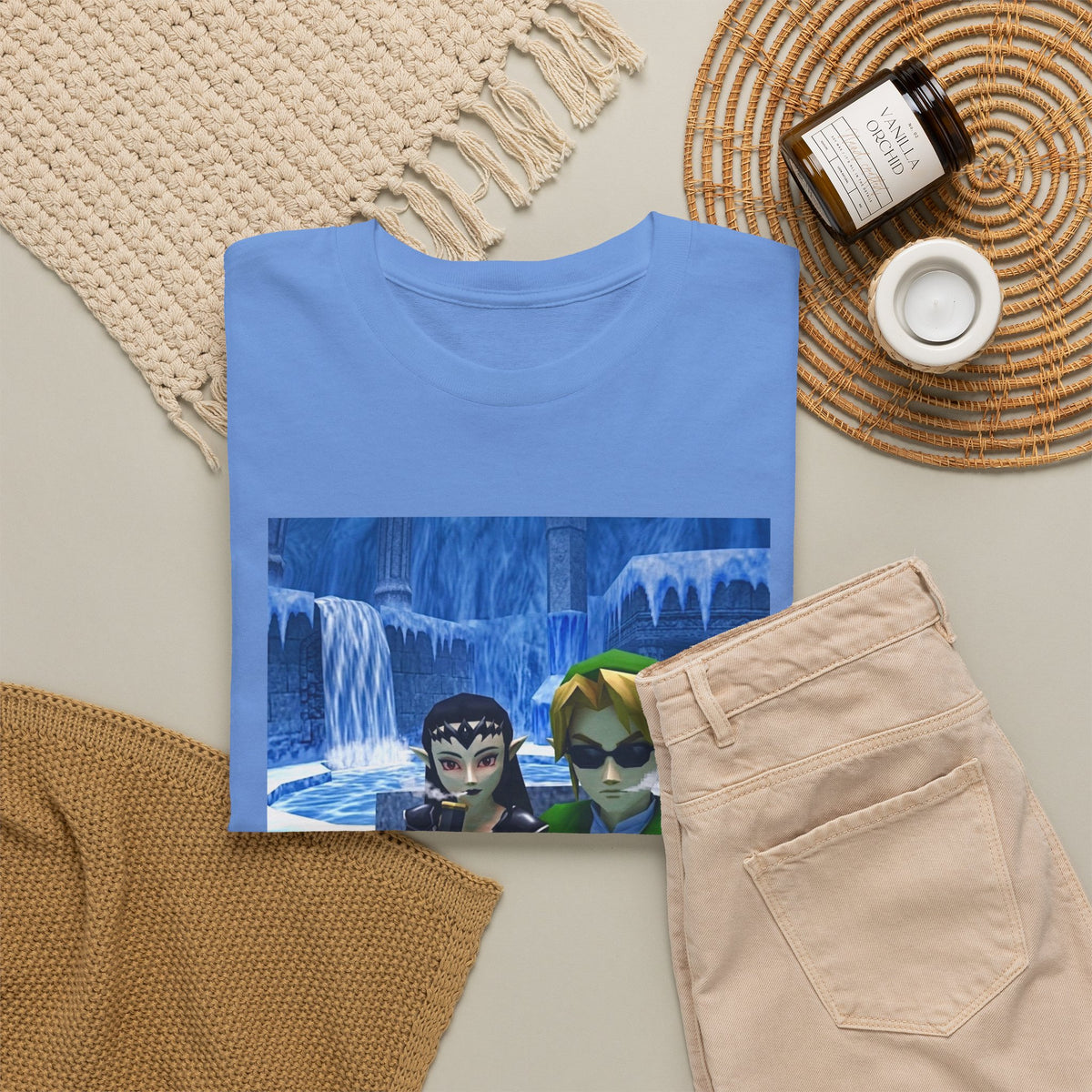 Goth Zora And Link Chilling Icy Plateau