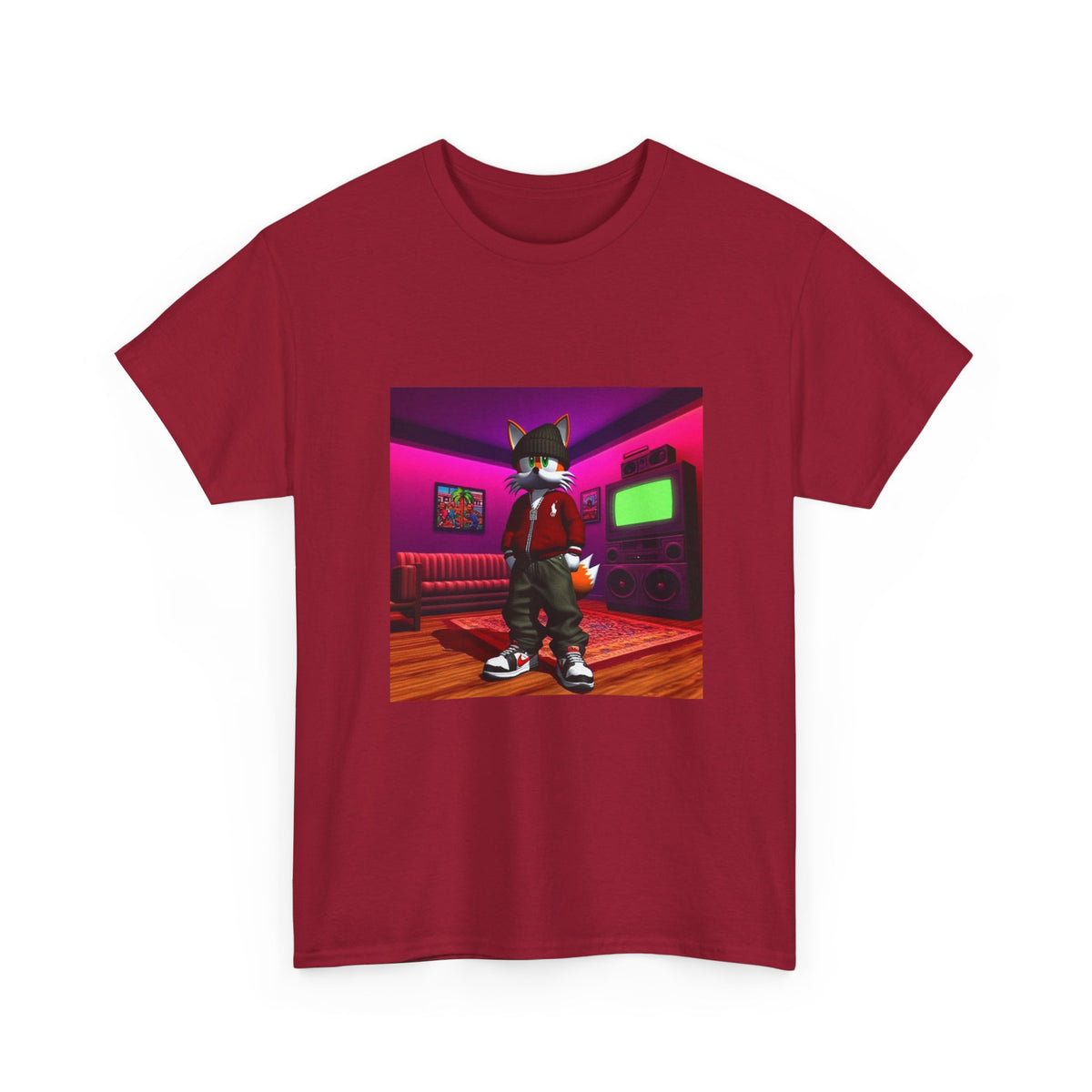 Swagged-Out Fox In Retro Chill Pad