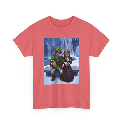 Link And Zelda Chilling In Ice Palace