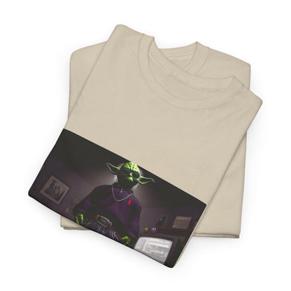 Yoda In Y2K Drip Standing Confidently