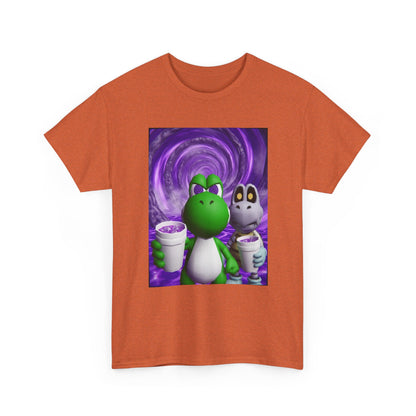 Yoshi And Dry Bones Sippin' Purple