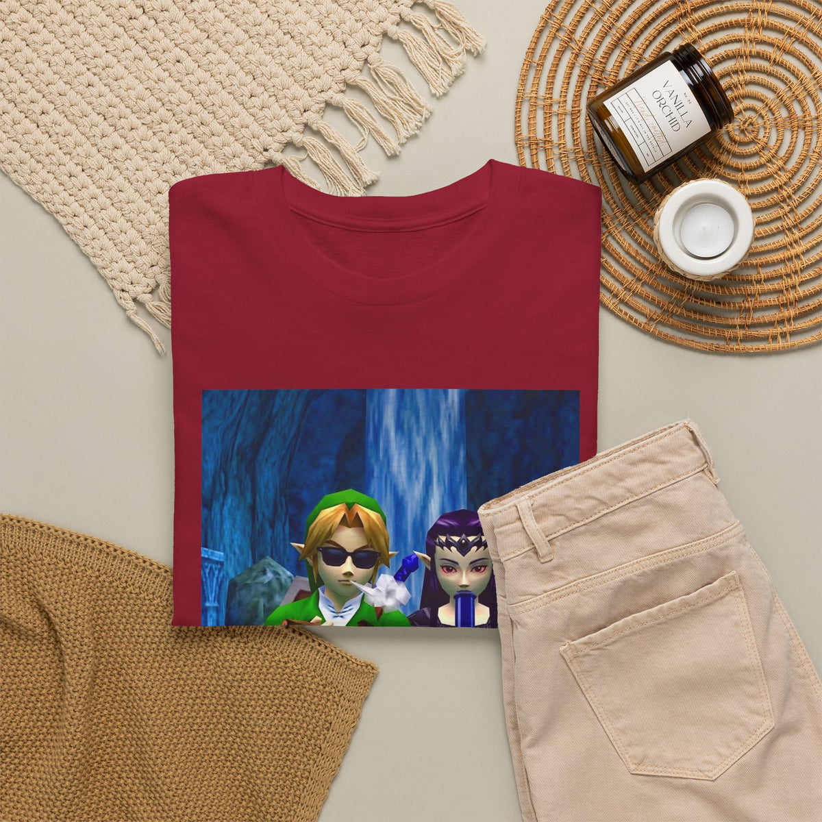 Hero and Princess Taking A Hit Tee