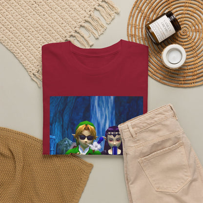 Hero and Princess Taking A Hit Tee
