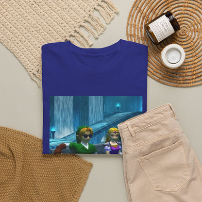 Link And Zelda Chilling In Zora's Domain
