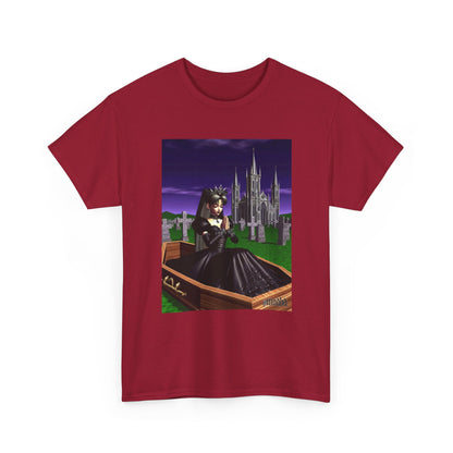 Gothic Girl Meditating In Coffin Tee