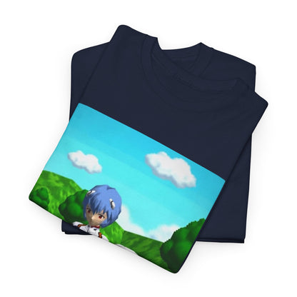 Rei Ayanami Gaming with Cinnamoroll Tee